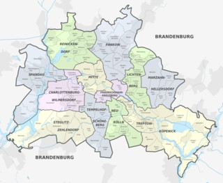 Maps of Berlin neighborhoods, districts, boroughs & areas